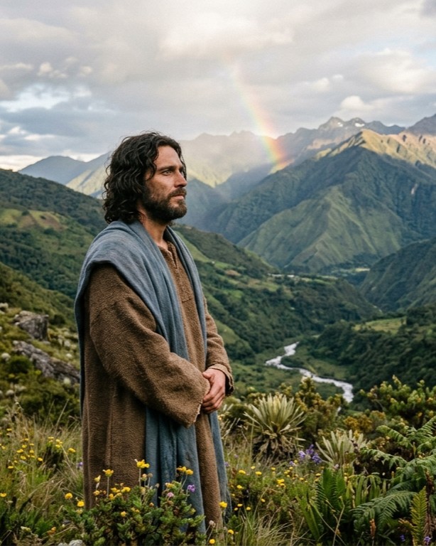 Representación de Jesús en oración