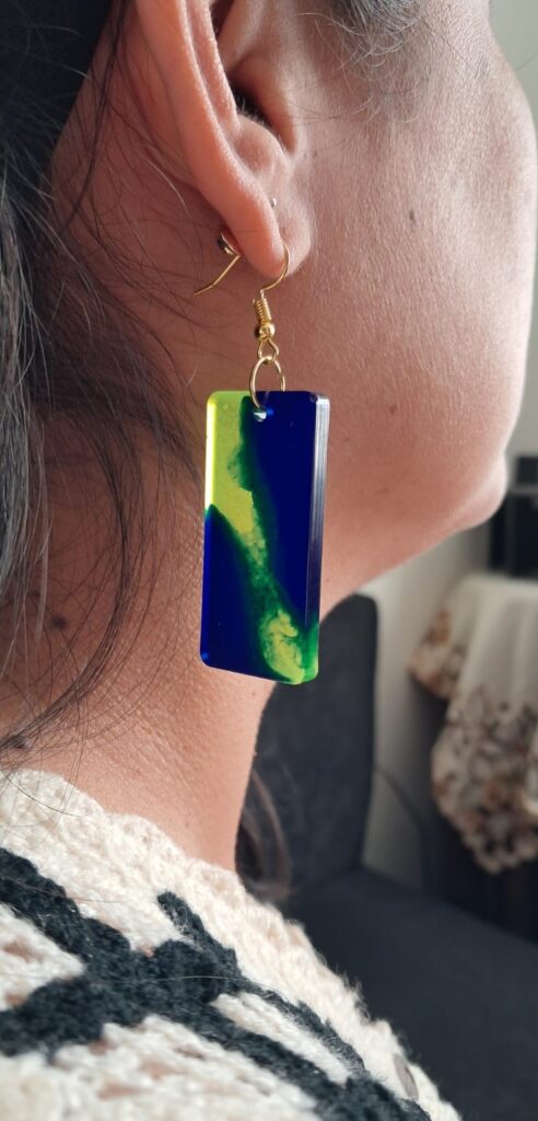 aretes verdes