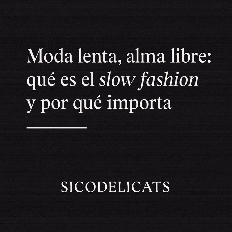 slow fashion